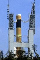 Nearly completed H-2A rocket transferred to launch site